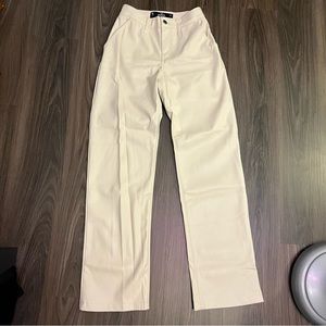 Hollister Faux Leather Dad Pants